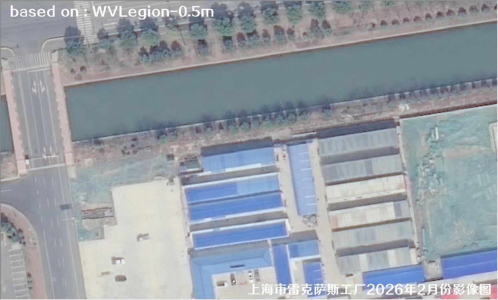 上海市雷克萨斯工厂2026年2月份WorldViewLegion卫星影像图