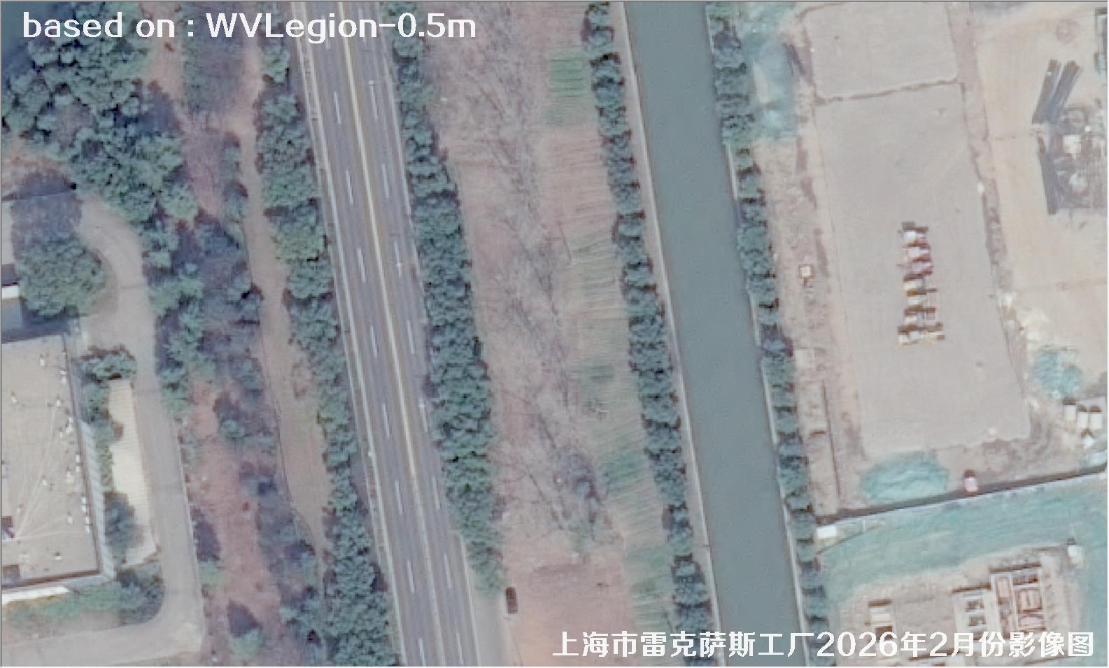 上海市雷克萨斯工厂2026年2月份WorldViewLegion卫星影像图