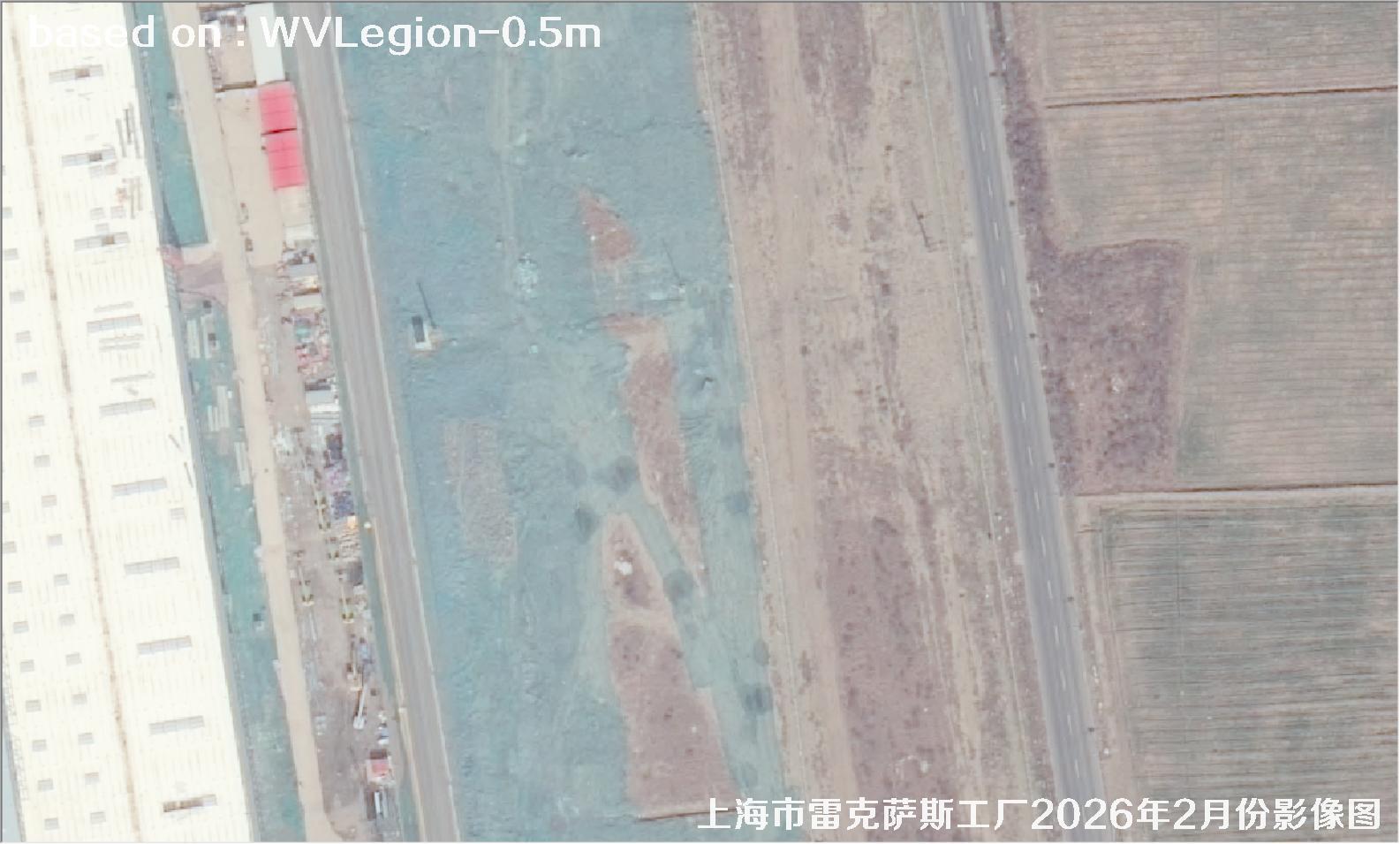 上海市雷克萨斯工厂2026年2月份WorldViewLegion卫星影像图