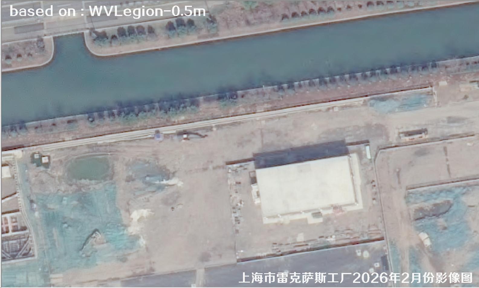 上海市雷克萨斯工厂2026年2月份WorldViewLegion卫星影像图