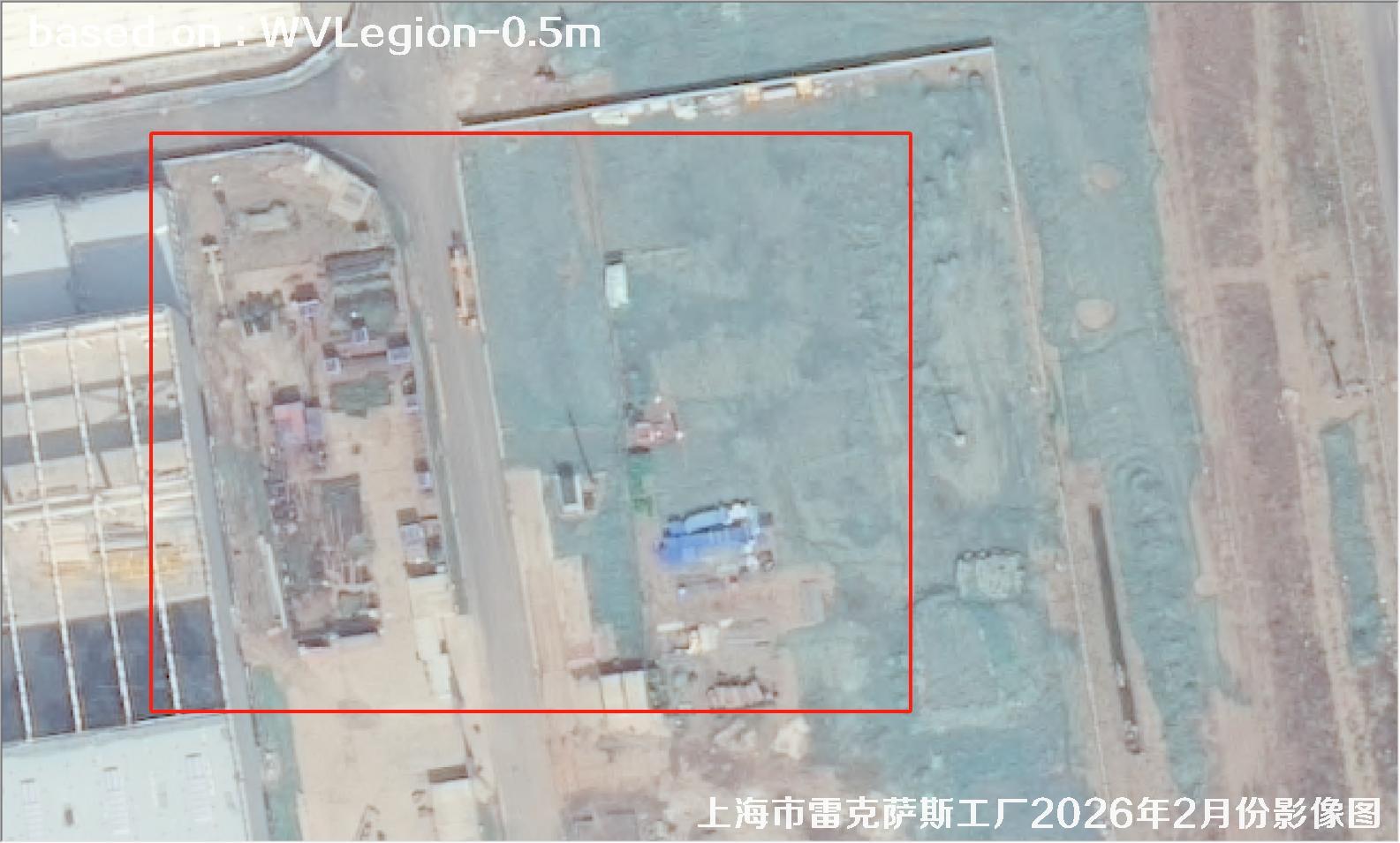 上海市雷克萨斯工厂2026年2月份WorldViewLegion卫星影像图