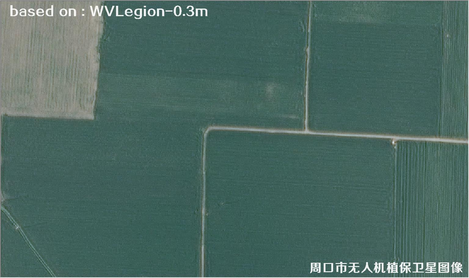 WorldViewLegion卫星2026年3月份拍摄的河南周口耕地0.3米卫星图像