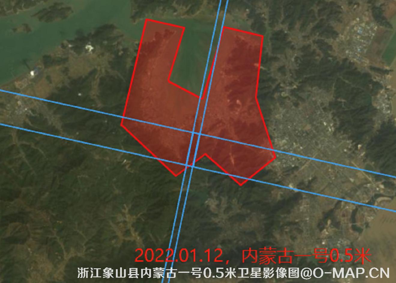 浙江省象山县最新高分辨率卫星影像数据查询结果