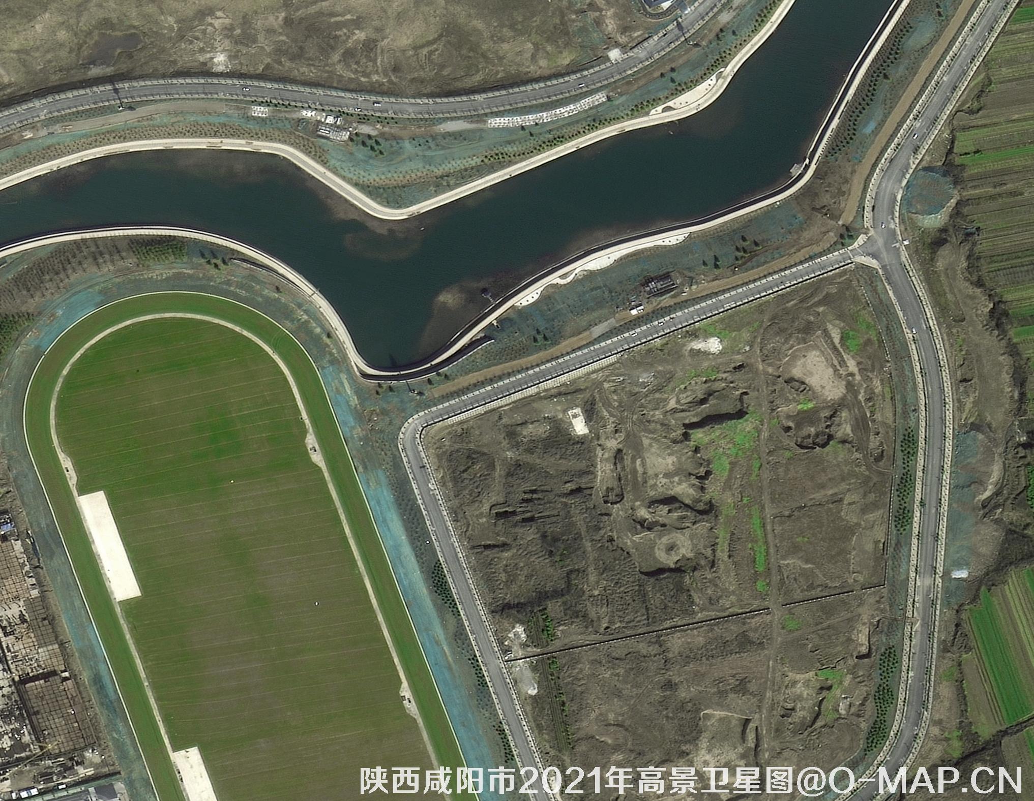陕西省咸阳市2021年高景卫星0.5米分辨率影像图