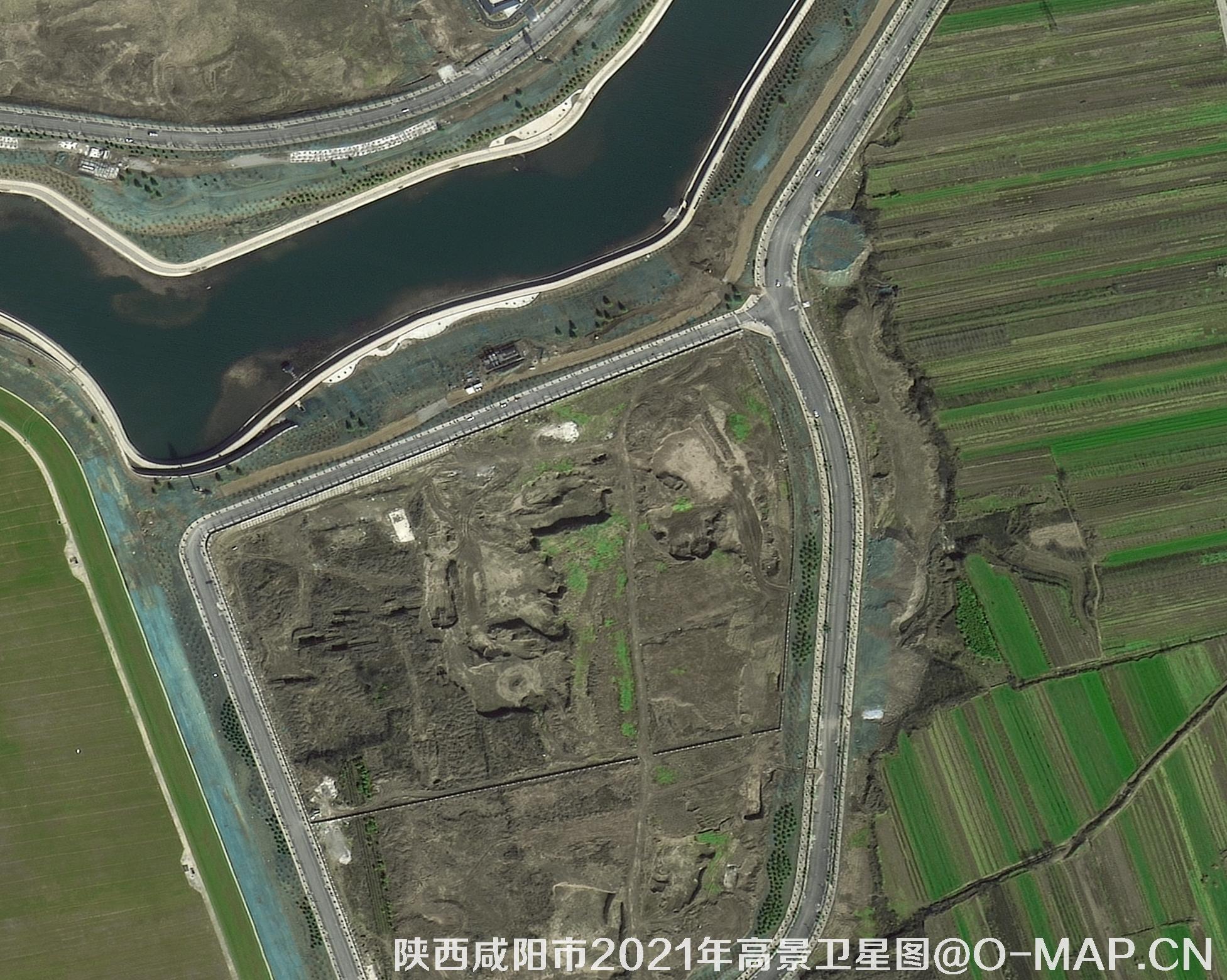 陕西省咸阳市2021年高景卫星0.5米分辨率影像图