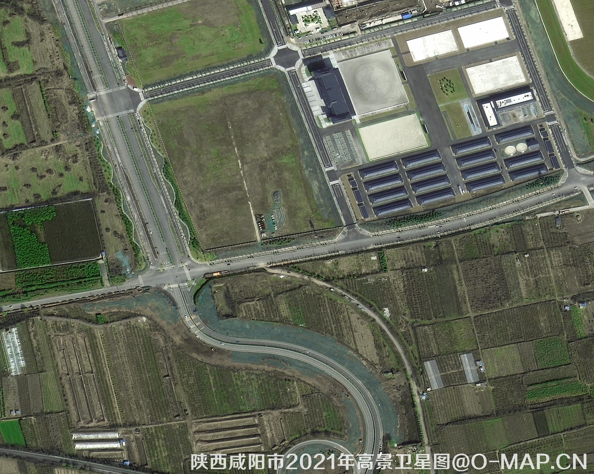 陕西省咸阳市2021年高景卫星0.5米分辨率影像图