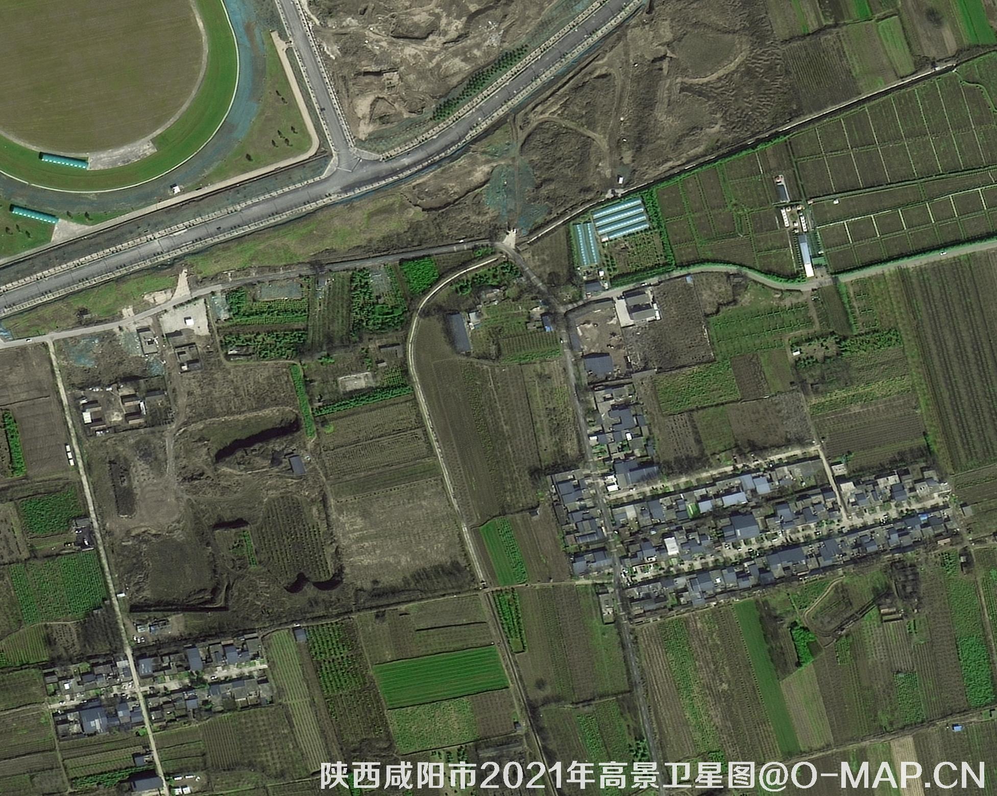 陕西省咸阳市2021年高景卫星0.5米分辨率影像图