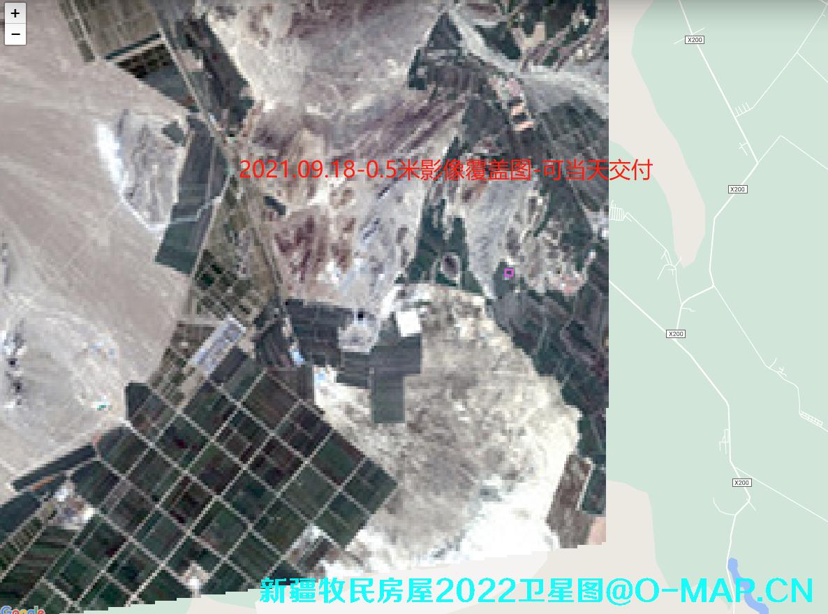 新疆地区牧民房屋2022年最新卫星图