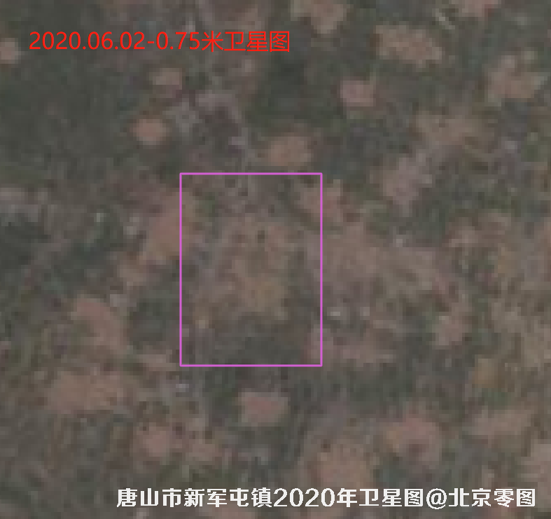 河北省唐山市新军屯镇2020年卫星图