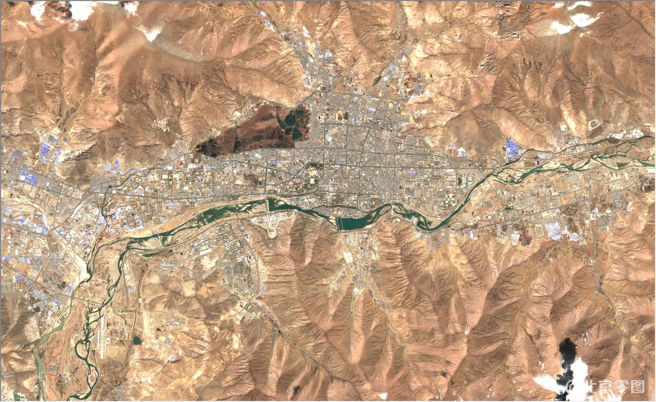 西藏地区2021年4月份最新卫星图