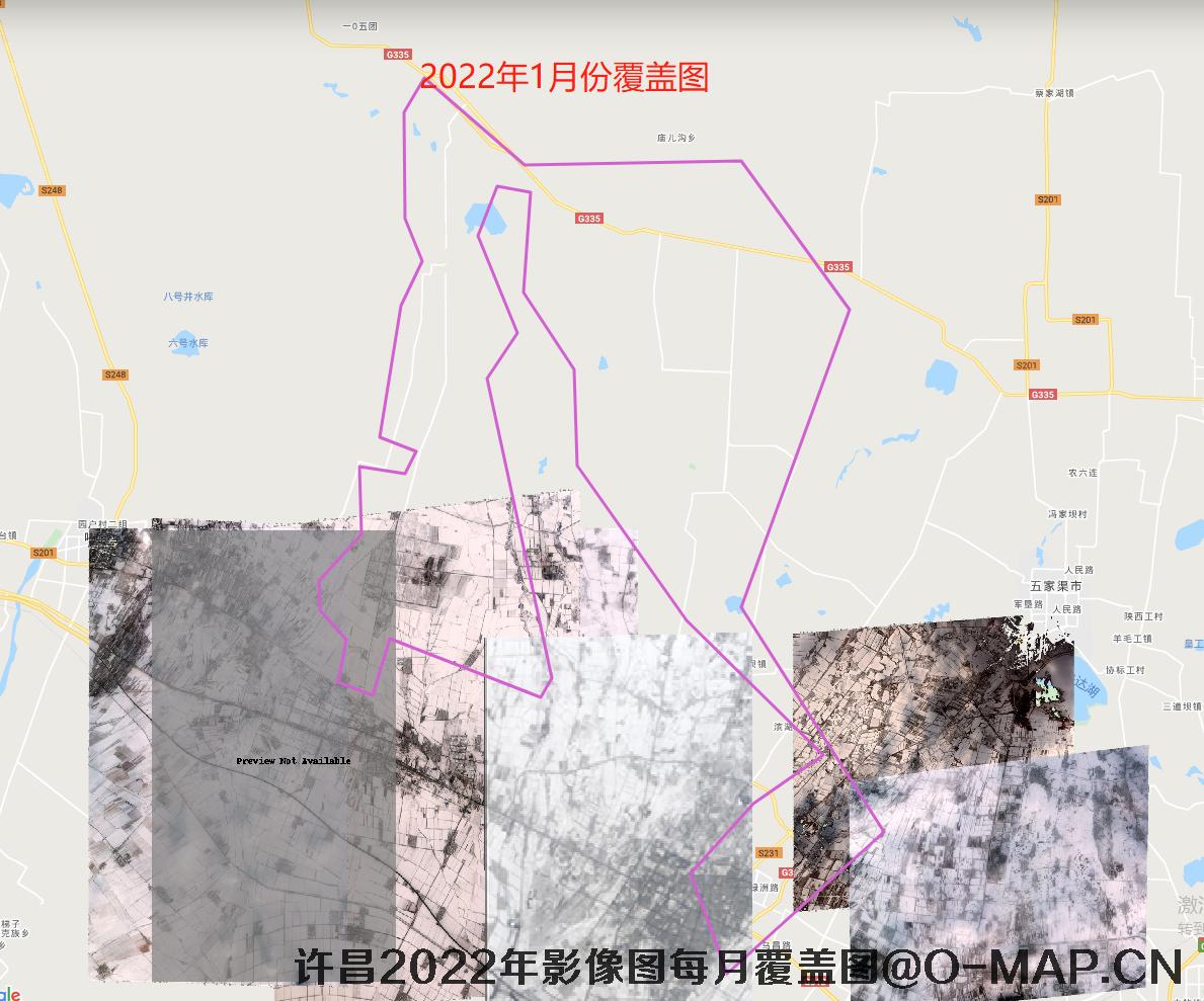 河南省许昌市2022年每月高清卫星图覆盖范围