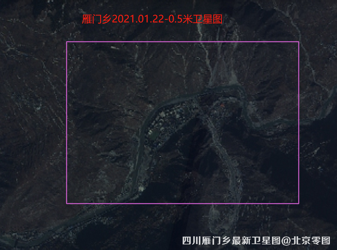 四川雁门乡最新卫星图查询结果