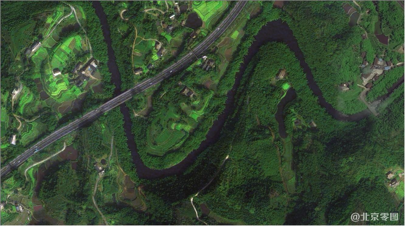 四川省宜宾市0.5米SuperView卫星图