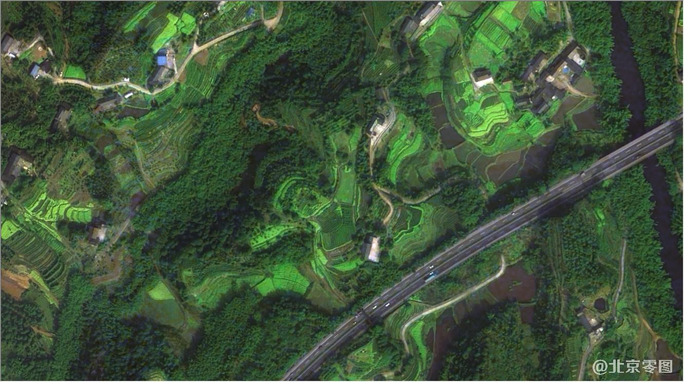 四川省宜宾市0.5米SuperView卫星图