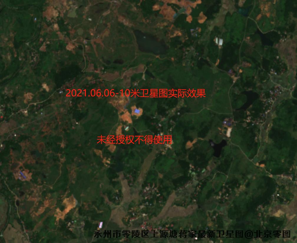 永州市零陵区上源塘蒋家最新卫星图查询结果