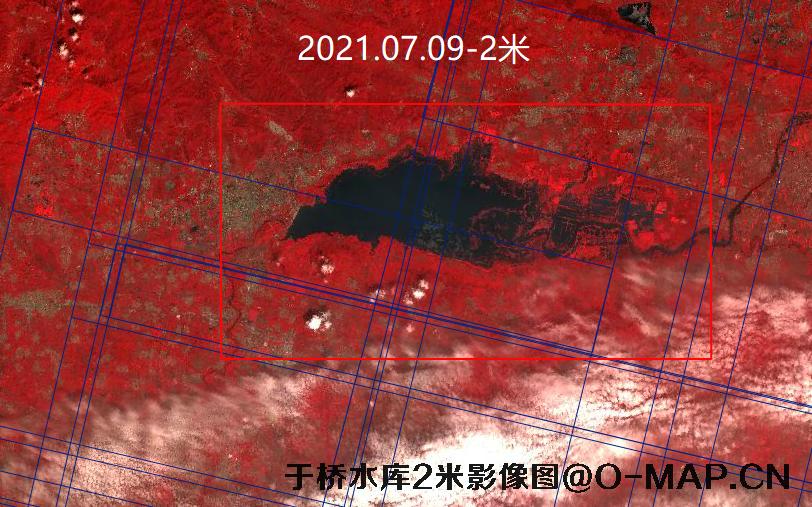 于桥水库2021年4-9月份2米卫星图查询报告
