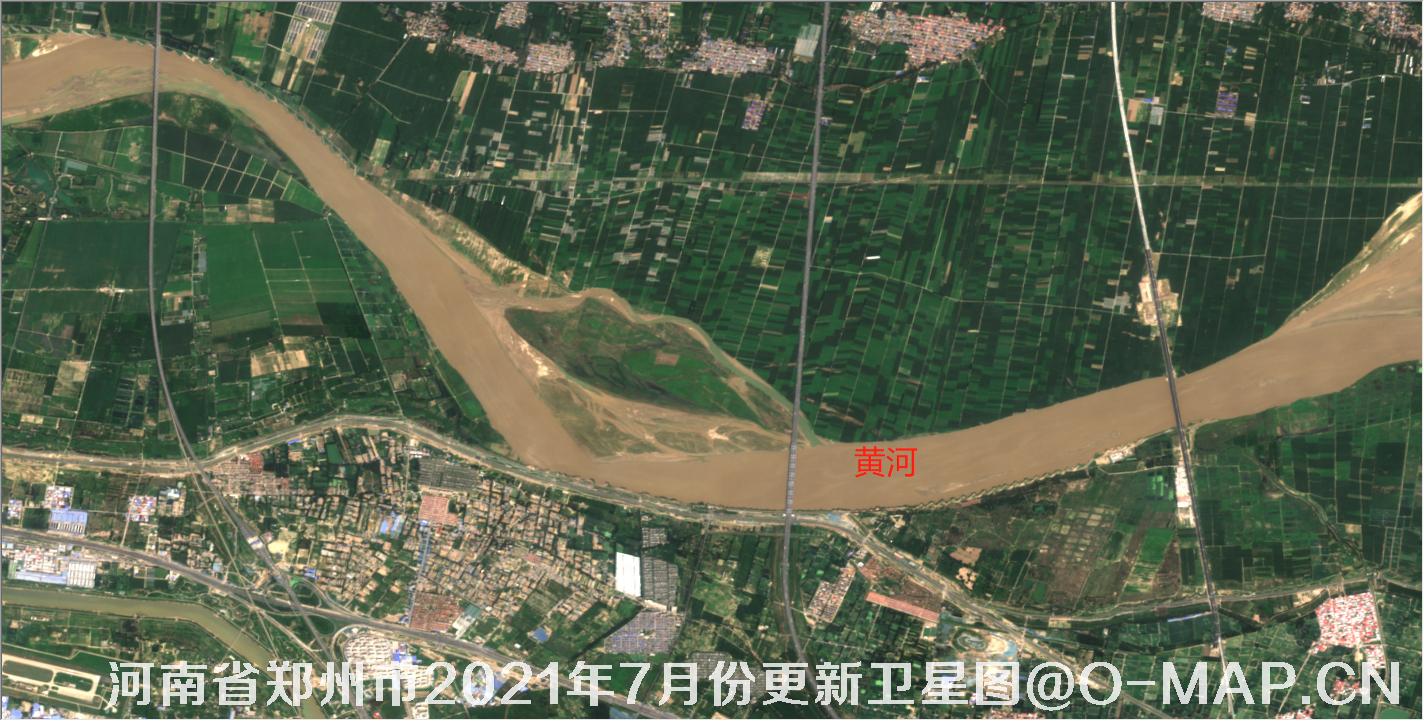河南省郑州市2021年7月份最新10米卫星地图数据
