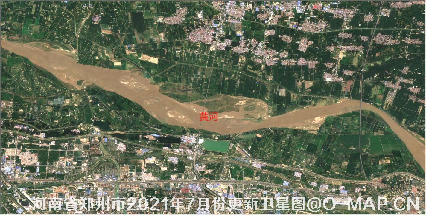 河南省郑州市2021年7月份最新10米卫星地图数据