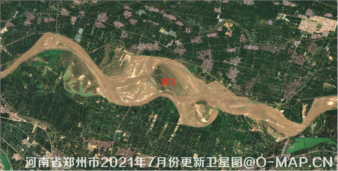 河南省郑州市2021年7月份最新10米卫星地图数据