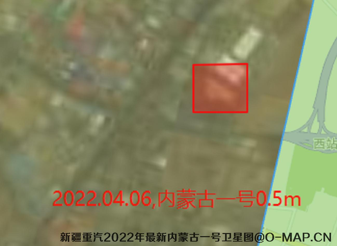 新疆重汽2022年最新高分辨率卫星图
