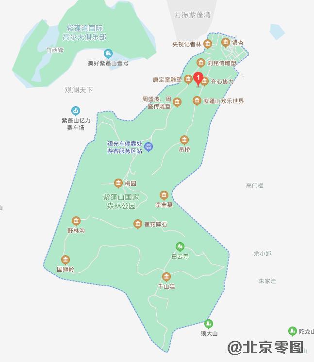 安徽省紫蓬山范围