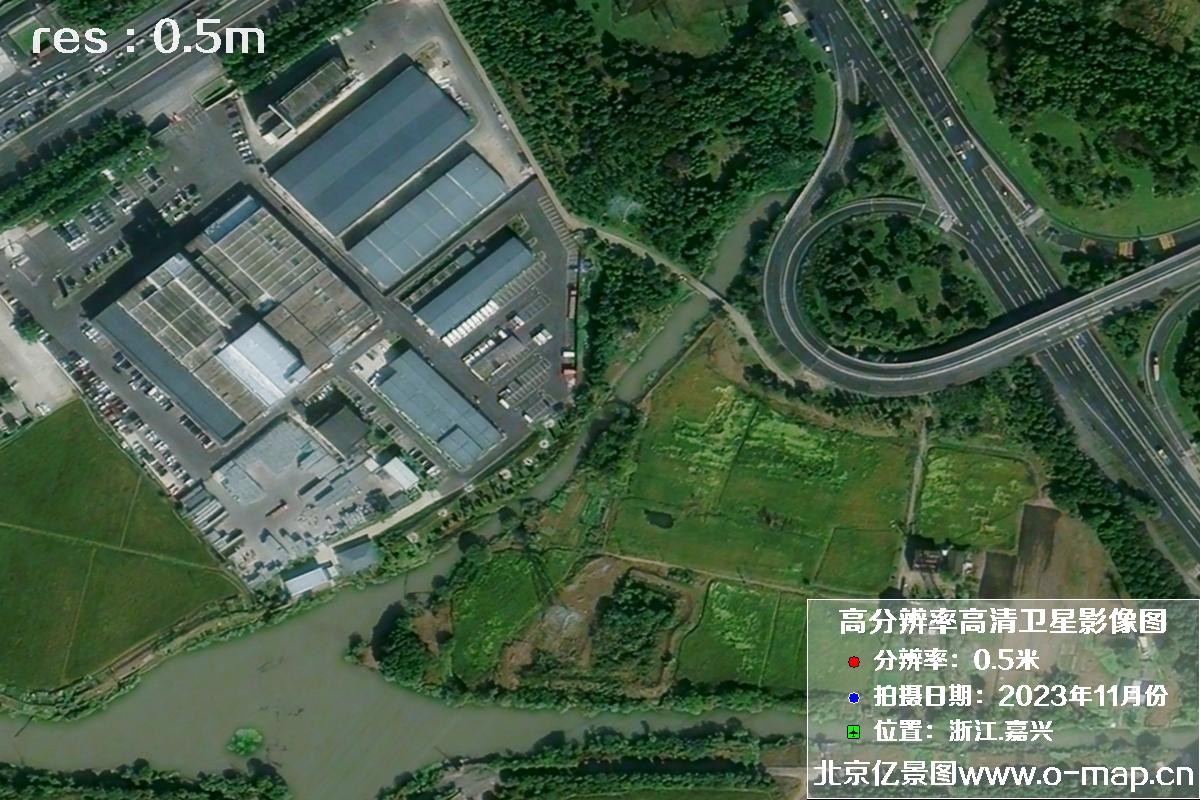 浙江省嘉兴市南湖区2023年11月份高清卫星影像图片