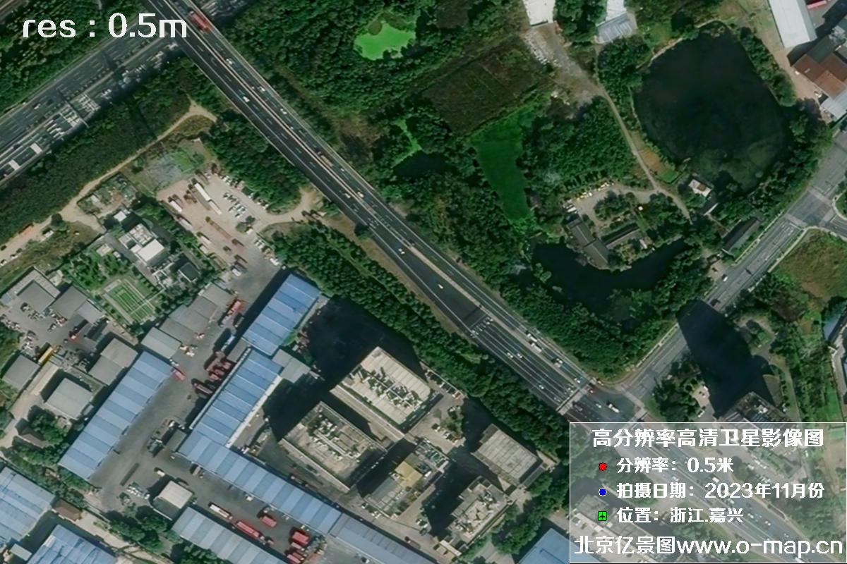 浙江省嘉兴市南湖区2023年11月份高清卫星影像图片