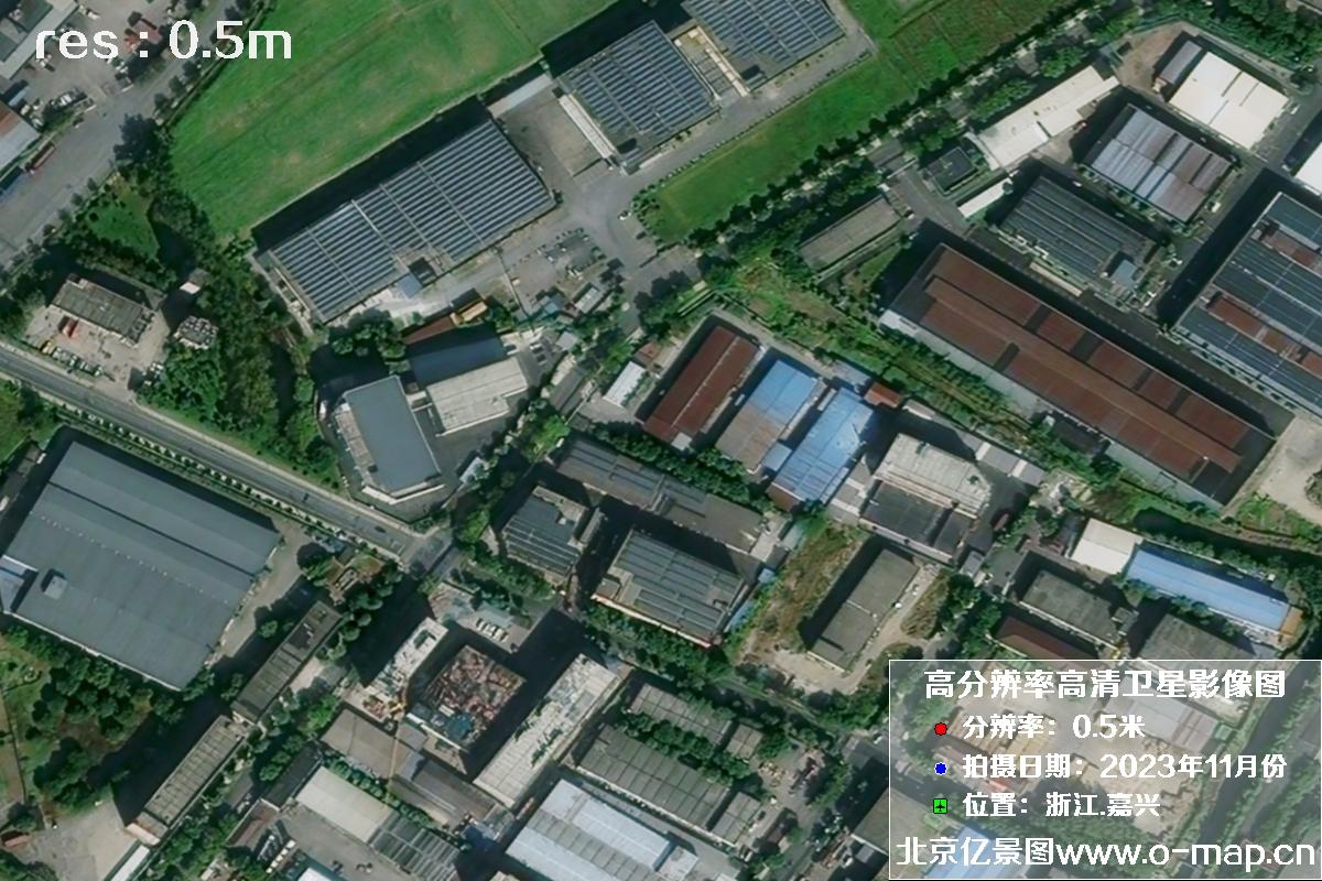 浙江省嘉兴市南湖区2023年11月份高清卫星影像图片