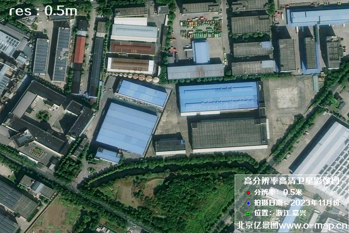 浙江省嘉兴市南湖区2023年11月份高清卫星影像图片