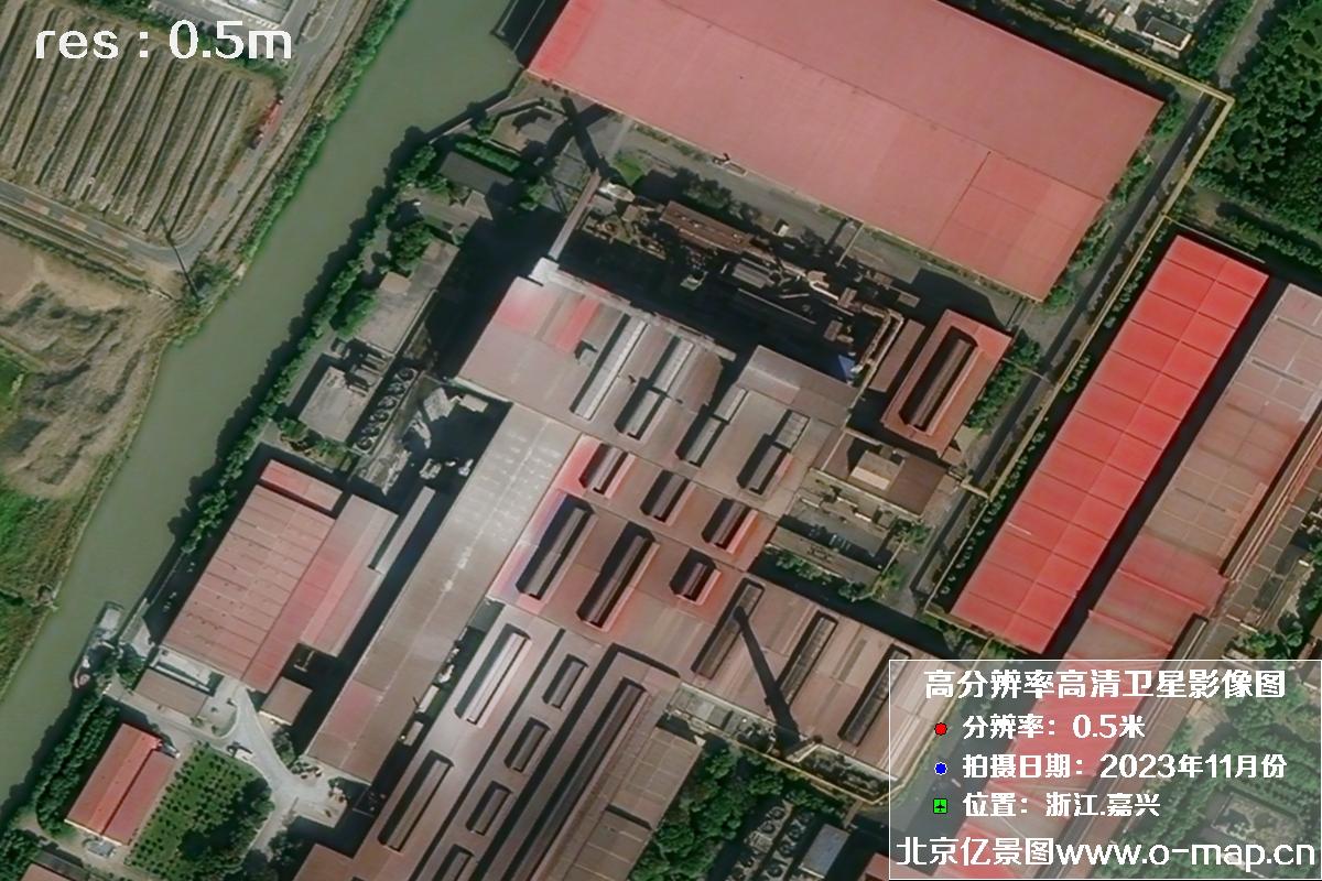 浙江省嘉兴市南湖区2023年11月份高清卫星影像图片
