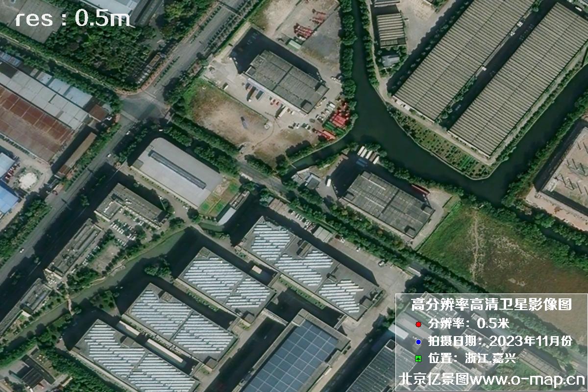 浙江省嘉兴市南湖区2023年11月份高清卫星影像图片