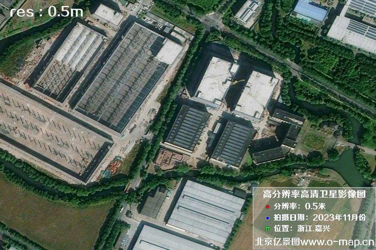 浙江省嘉兴市南湖区2023年11月份高清卫星影像图片