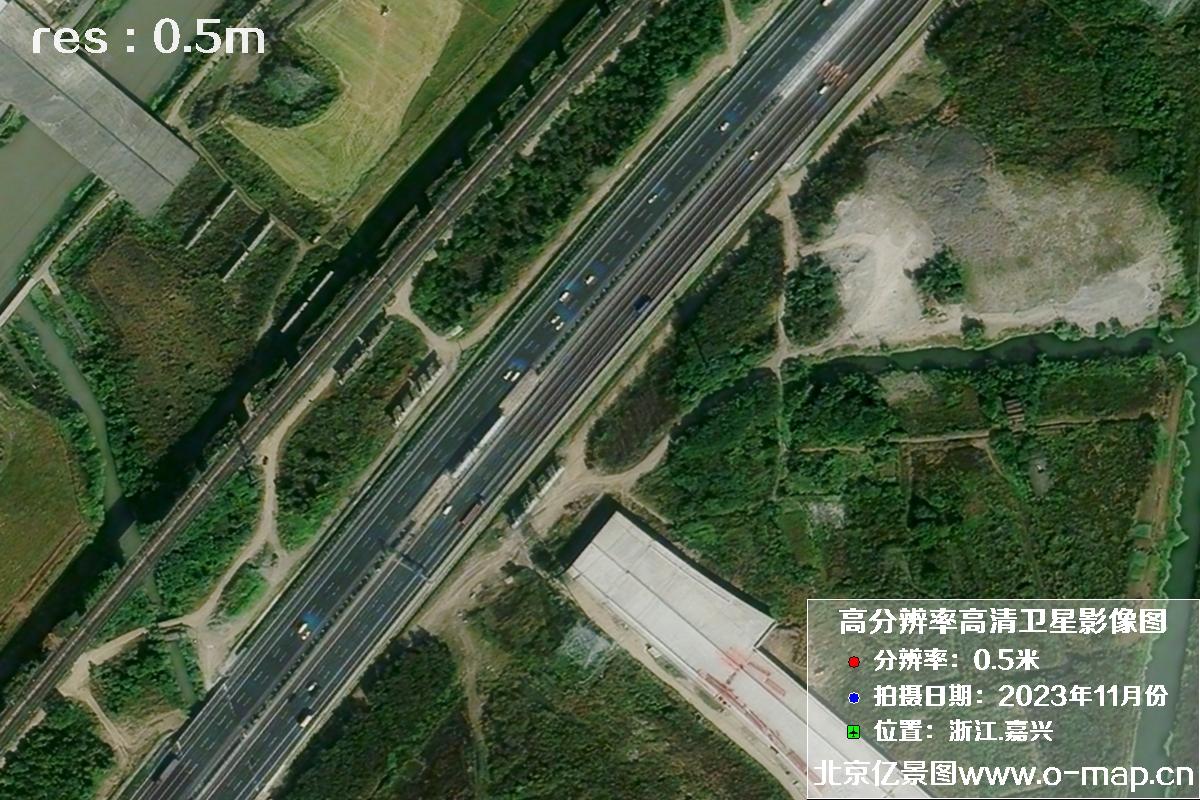 浙江省嘉兴市南湖区2023年11月份高清卫星影像图片