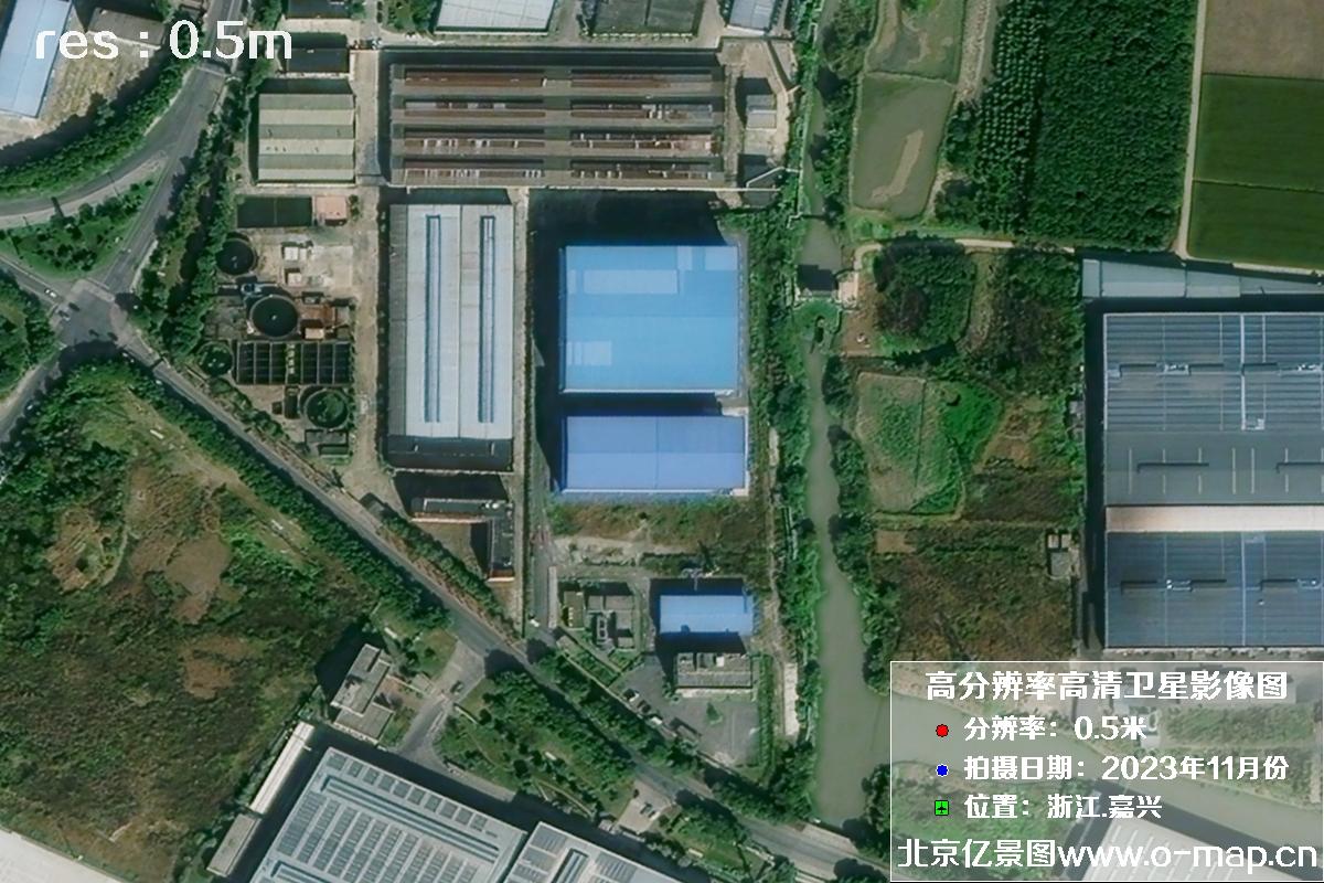 浙江省嘉兴市南湖区2023年11月份高清卫星影像图片