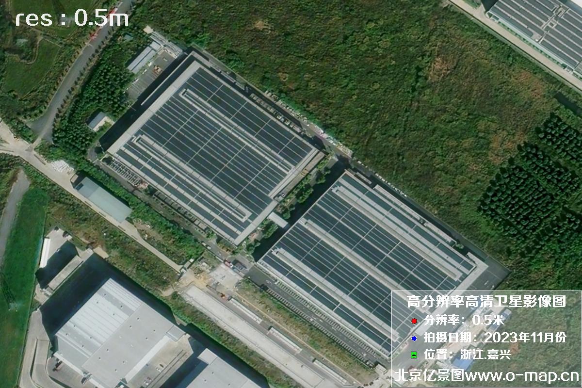 浙江省嘉兴市南湖区2023年11月份高清卫星影像图片