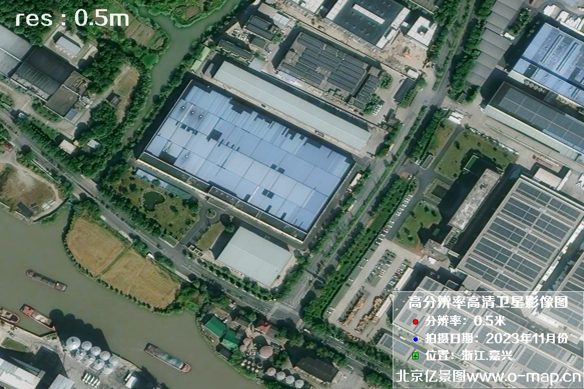浙江省嘉兴市南湖区2023年11月份高清卫星影像图片