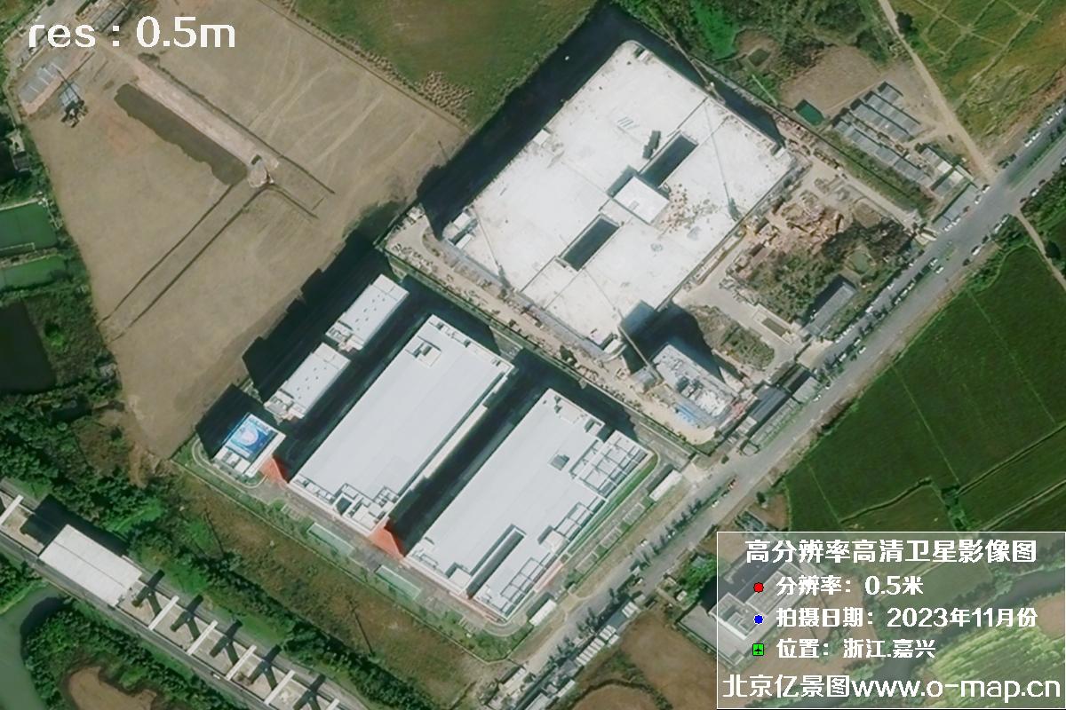 浙江省嘉兴市南湖区2023年11月份高清卫星影像图片
