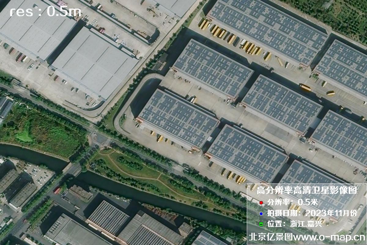 浙江省嘉兴市南湖区2023年11月份高清卫星影像图片