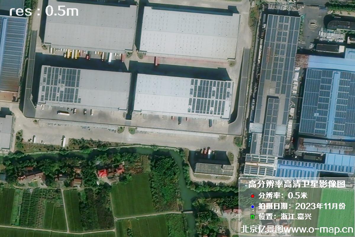 浙江省嘉兴市南湖区2023年11月份高清卫星影像图片