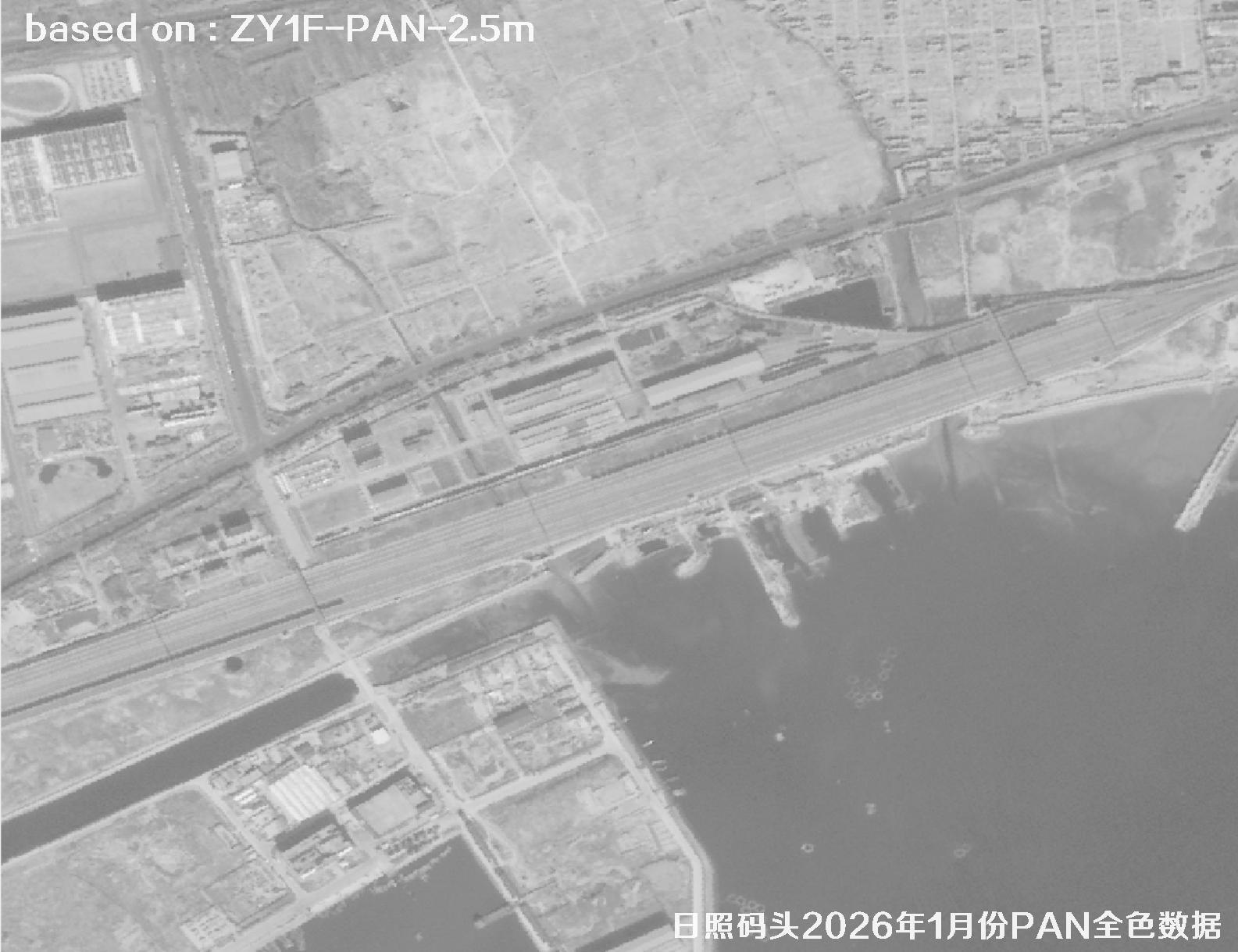 日照港口2026年ZY1F卫星2.5米PAN全色影像数据