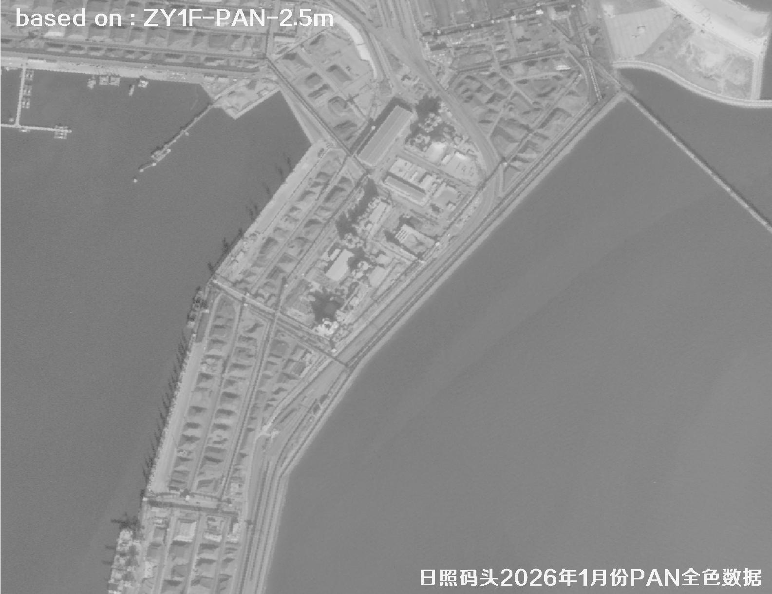 日照港口2026年ZY1F卫星2.5米PAN全色影像数据