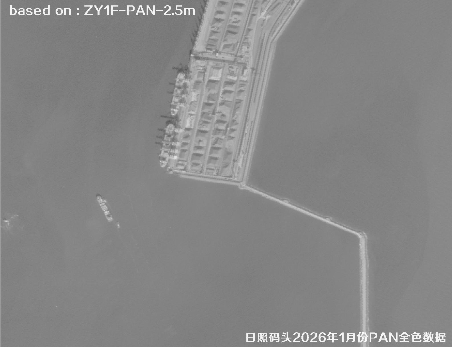 日照港口2026年ZY1F卫星2.5米PAN全色影像数据