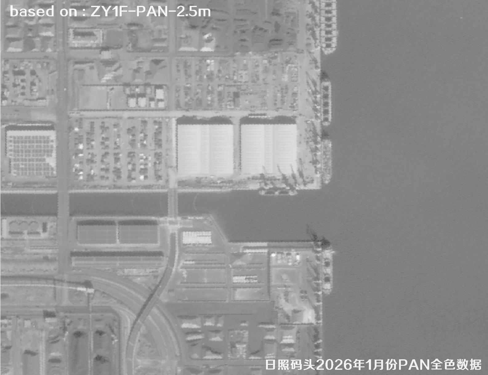 日照港口2026年ZY1F卫星2.5米PAN全色影像数据