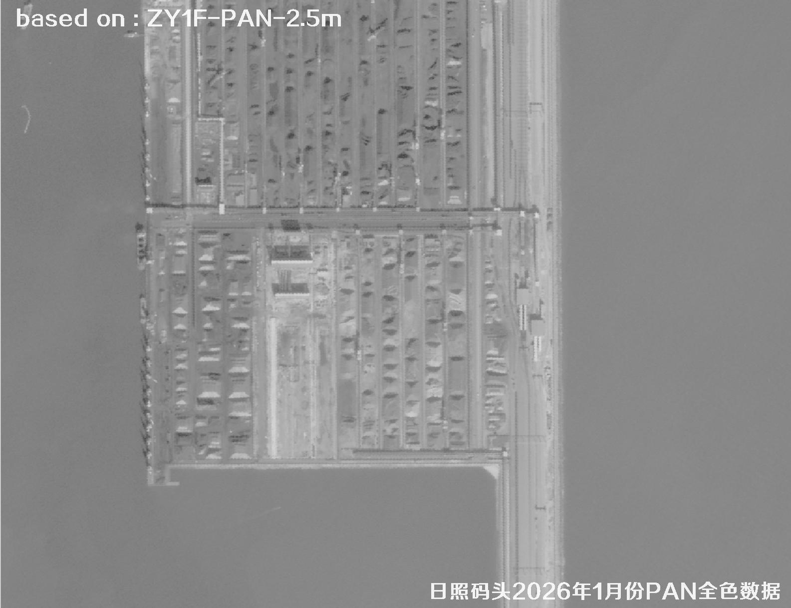 日照港口2026年ZY1F卫星2.5米PAN全色影像数据