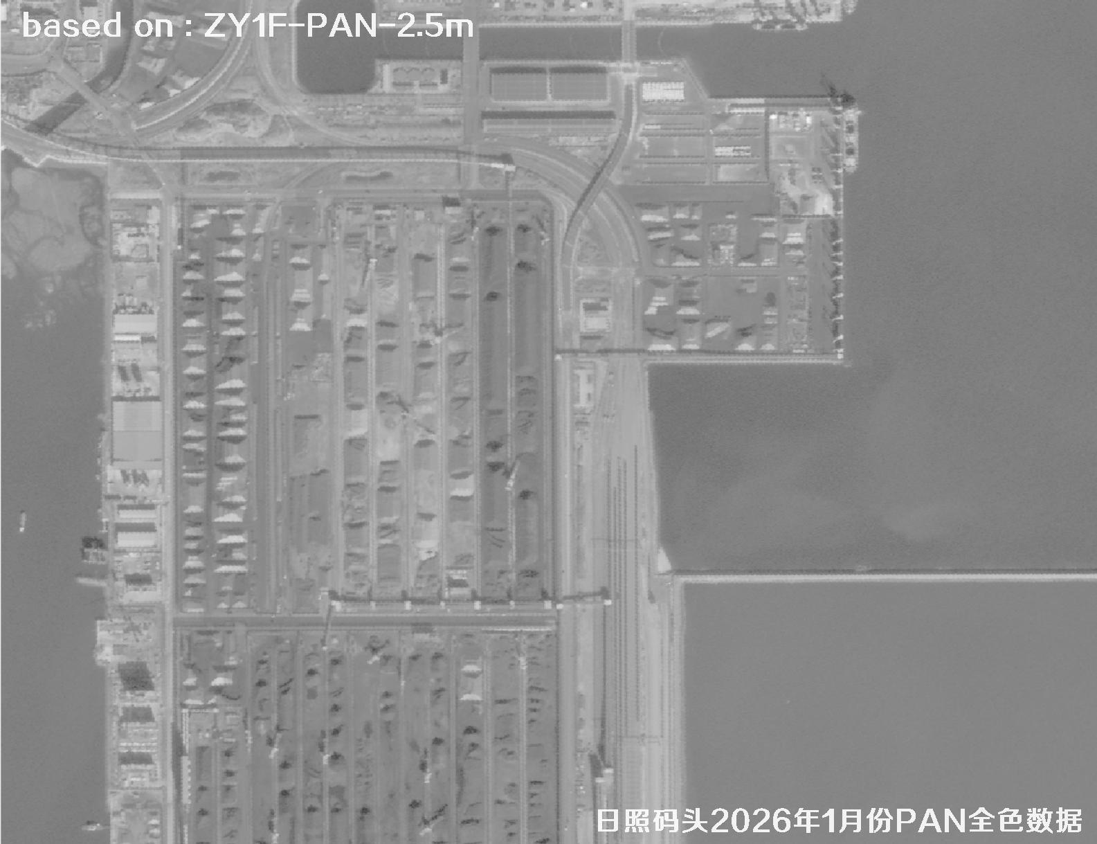 日照港口2026年ZY1F卫星2.5米PAN全色影像数据