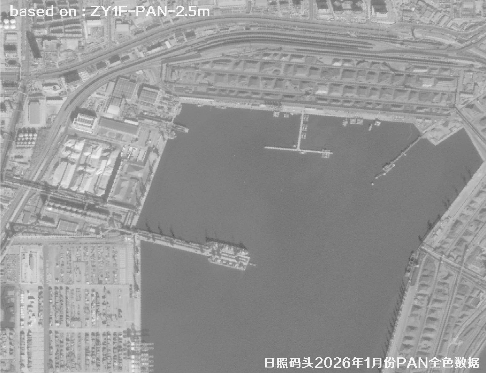 日照港口2026年ZY1F卫星2.5米PAN全色影像数据