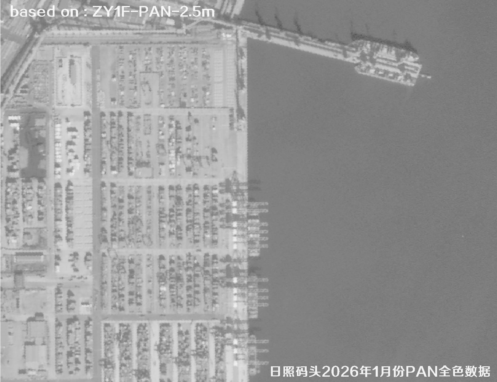 日照港口2026年ZY1F卫星2.5米PAN全色影像数据