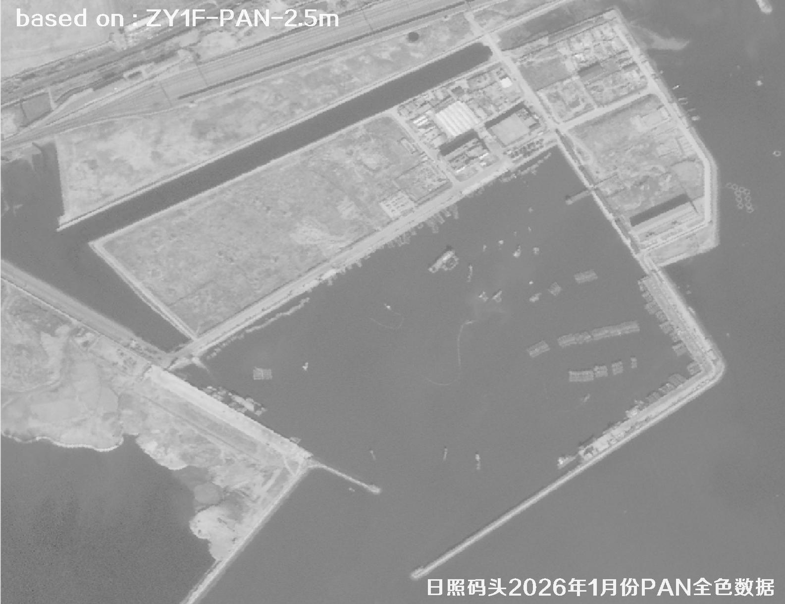 日照港口2026年ZY1F卫星2.5米PAN全色影像数据