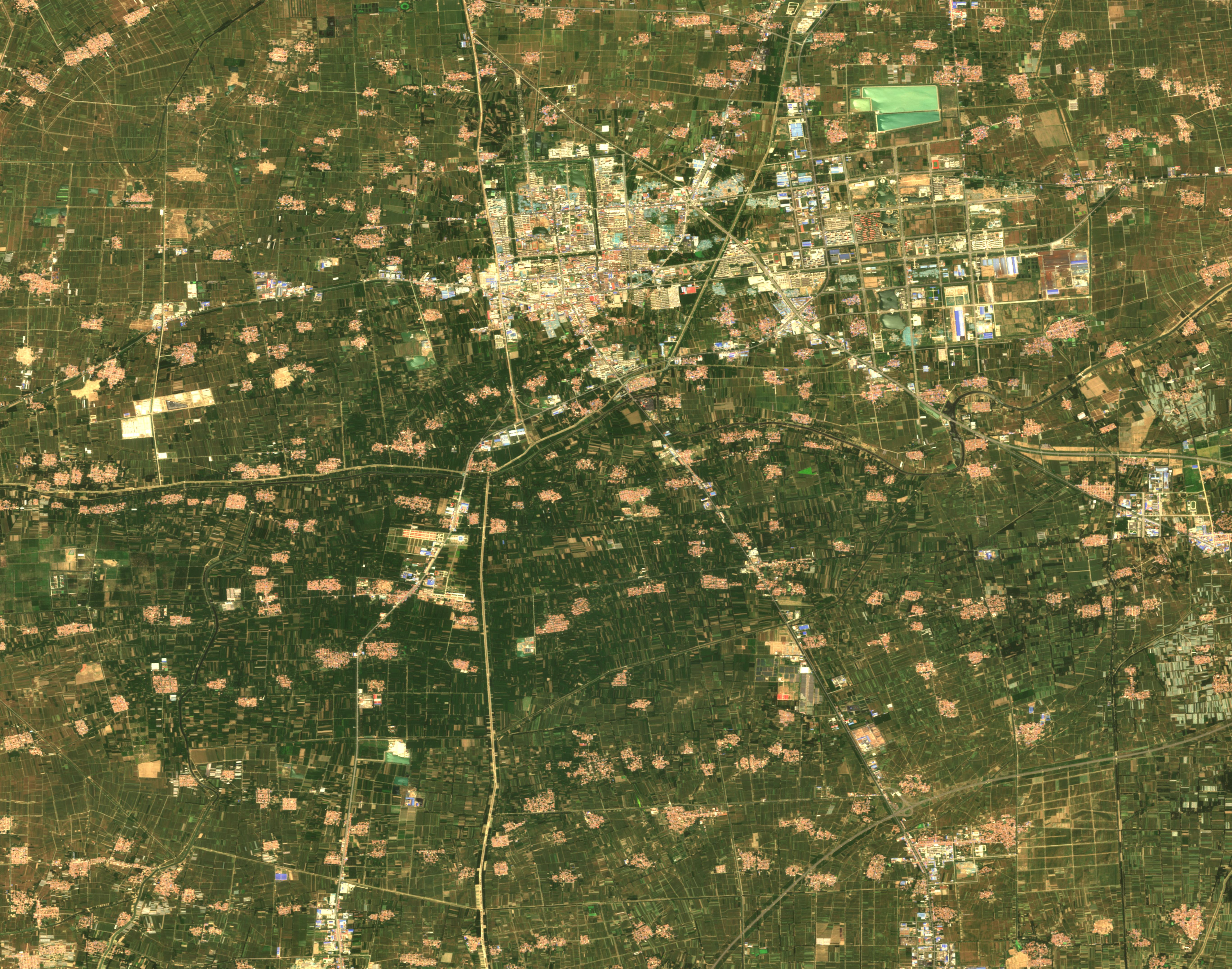 高光谱遥感卫星影像数据-山东省滨州市卫星影像图(12)