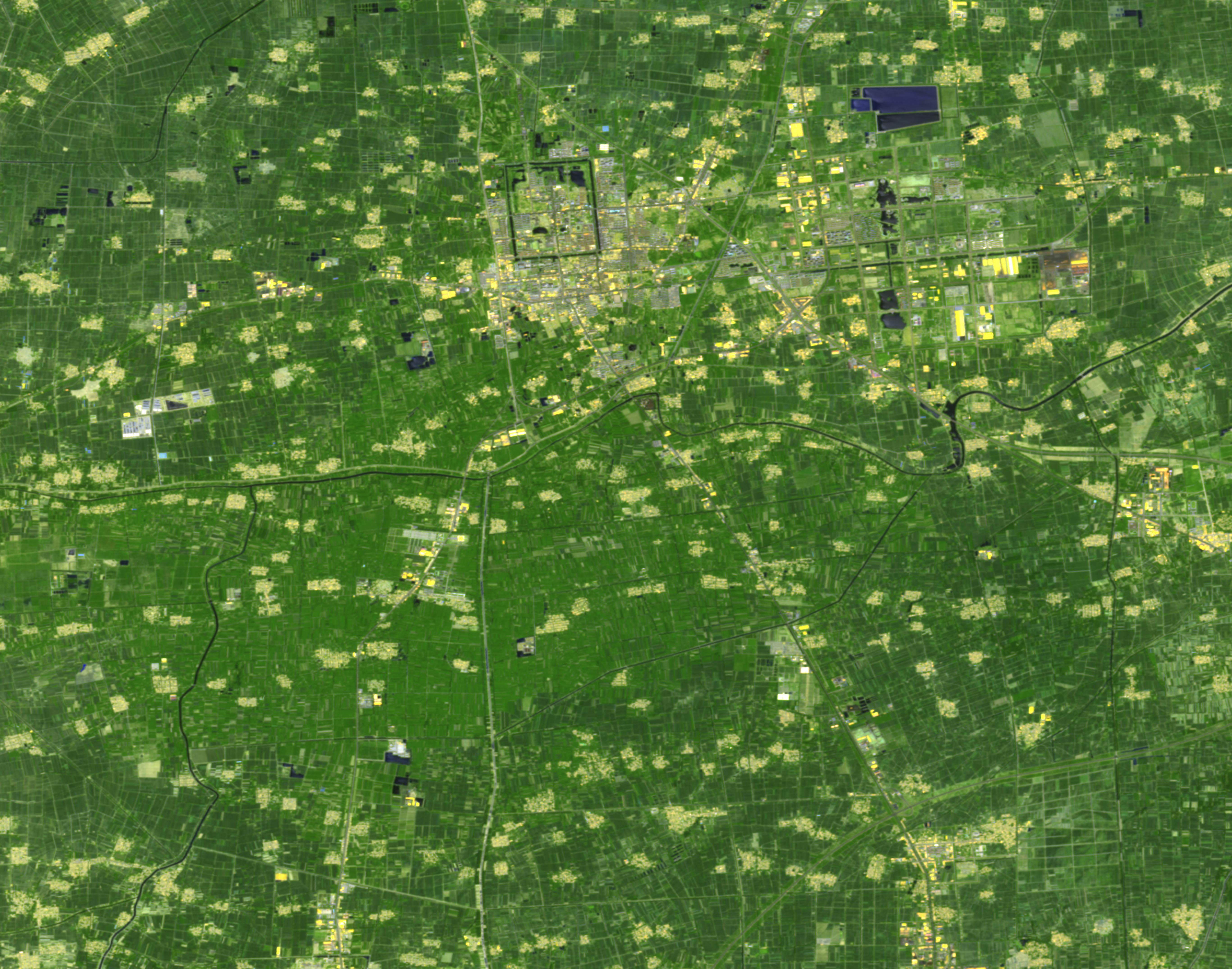 高光谱遥感卫星影像数据-山东省滨州市卫星影像图(13)